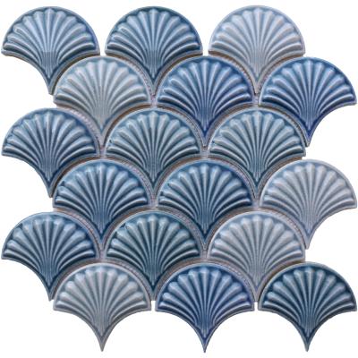 China Modern Helix Shaped Mosaic Tile Bathroom Interior Wall Tile Living Room TV Background Wall for sale