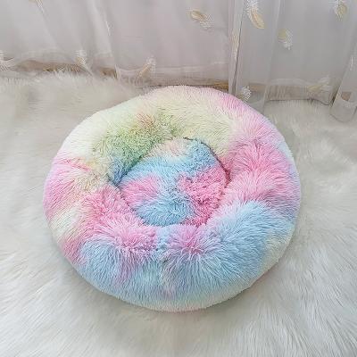 China Luxury Heating Washable Plush Velvet Stocked Cat Sofa Bed Cat Beds Soft Fabric Felt Plush Cat Pet Sleeping Sofa Self for sale