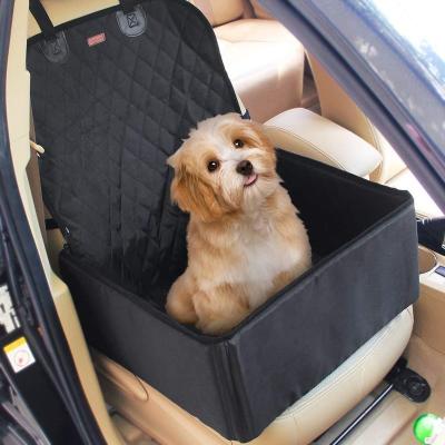 China Oxford Pet Dogs Car Seat Booster Travel Stable Waterproof Carrier Cage Soft Washable Non-Slip Oxford Bags For Dogs Cats for sale