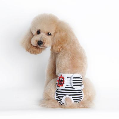 China Stocked Cloth Dog Diapers Premium Pet Parents Durable Doggie Diapers Female Dog Diapers for sale