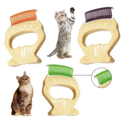 China Hairy Stocked Cat Grooming Deshedding Comb Dog Pet Hair Brush Cat Brush For Shedding And Pet Grooming Comb Dog Hair Brush for sale