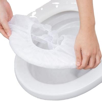 China Disposable Toilet Seat Cover Soft Waterproof Nonwoven Disposable Travel For Bathroom en venta