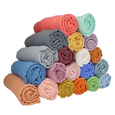 China 30% Anti-Static Super Soft Bamboo Muslin 70% Baby Wrap Gauze Fabric Bath Towel Blanket for sale