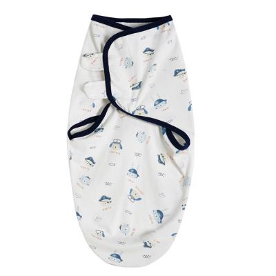 China PORTABLE Wholesale Unisex Newborn Sleepsack Adjustable Organic Cotton Wrap Wrap For Boy And Girl for sale