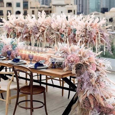 China Natural Dried Flowers MSFAME Flower Dried Flowers Pampass Garland Rose Small Pampas Grass for sale