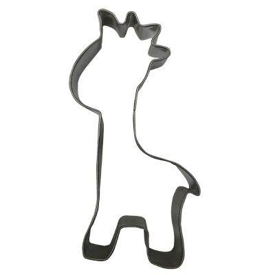 China Sustainable Lovely Item A1-010 Stainless Steel Giraffe Shape Cookies Cutter for sale