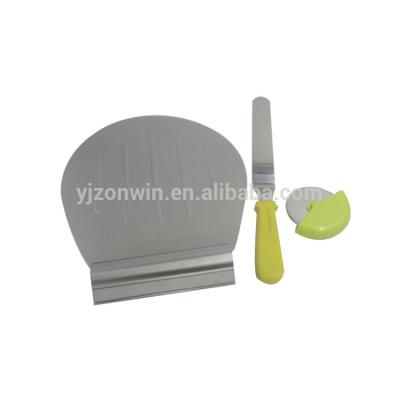 China Sustainable Hot Item M1-009 Products Baking Set 3 Sets Pizza Tools Pizza Turner And Cutter for sale