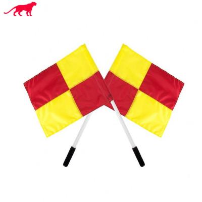 China Linesman Referee FLYING Hand Waving Flags For Soccer Football for sale