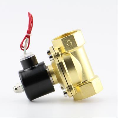 China General wholesale waterproof porcelain DN15 1/4 inch water vapor trackball brass solenoid valve for sale