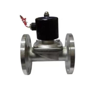 China General Manufacturer DN40 2 Way 24 Volt Diaphragm Water Oil Gas Normally Closed Flange Solenoid Valves for sale