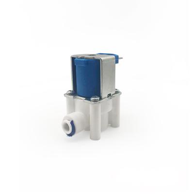 China Wholesale home kitchen inlet water valve 1/4 inch pp material solenoid valve 12V 24v for sale