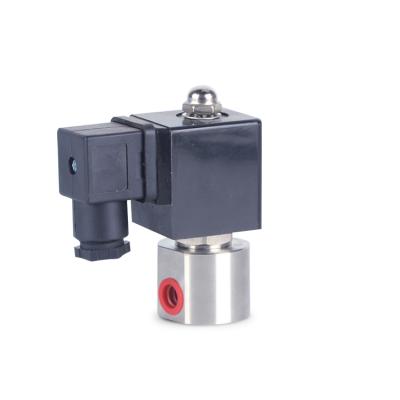 China 1 Year Factory Supply Diaphragm 200 Bar 2 Way 12V DC Stainless Steel Custom Solenoid Valve for sale