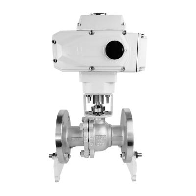 China General Manufacturer Flange Industrial Cf 8m Pressure Reducing Electric Motorized 1000wog Ball Valve for sale