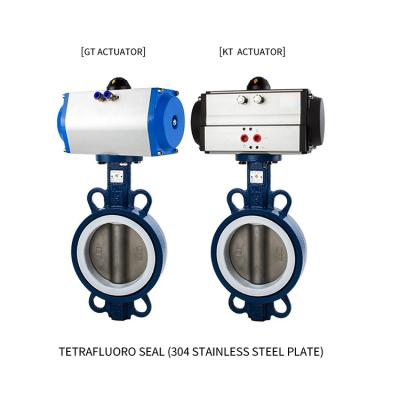 China OEM/ODM General High Quality Butterfly Valve Pneumatic Smart Control Valve with Pneumatic Double or Single Acting Actuator for sale