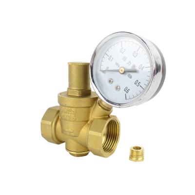 China DN40 general 11/2 inch lead free brass manual pressure reducing valve for water supply system for sale