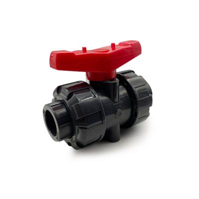 China General Factory Supply DN25 1in Custom PVC Threaded ABS Plastic Manual Water Intake UPVC Ball Valve for sale