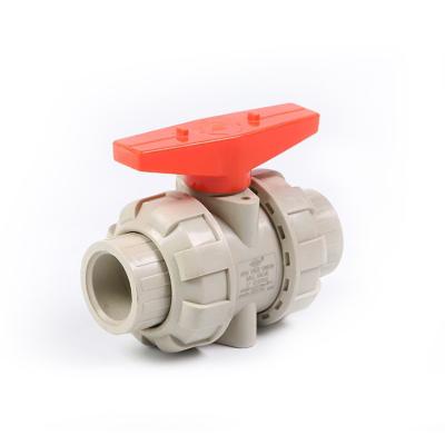 China Home Kitchen Plastic PVC UPVC Ball Valve Water Valve Control Valve For Swimming Pool System for sale