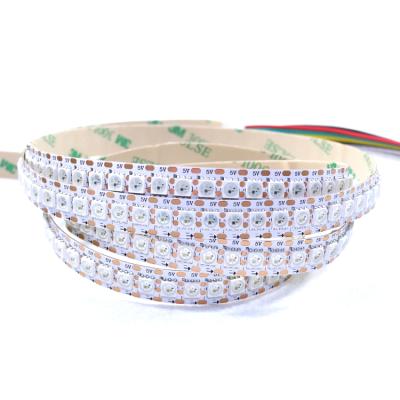 China WS2813 LANDSCAPE individual and breakpoint carry on accessible cable led digital led strips 5v 144leds 5050 smd strip for sale