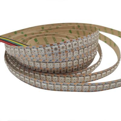 China High Quality Accessible Theme Park Digital RGB DC5V LED Double Data IC SK9822 LED Pixel Flexible Strip Individually for sale