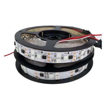 China Theme Park DC12v 60led/m WS2811 IC Full Color Variable RGB Control Triangle LED Magic Strip for sale