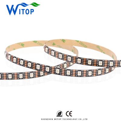 China Super Bright High Brightness Digital Accessible Pixel DC5V WS2813A RGB LED Strip Light for sale