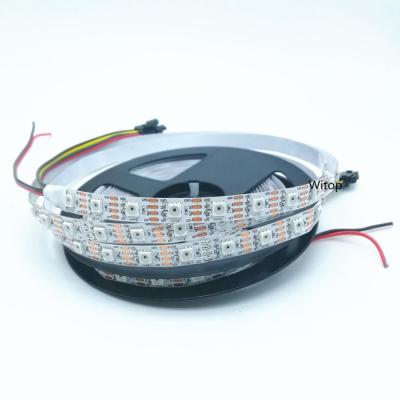 China New Product DMX 512 Decorative Lighting RGB Dream Color Bar Accessible Built-in Flexible Light SMD 5050 12V IC CS512A1 DMX512 LED Strip for sale