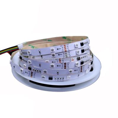 China Breakpoint Accessible Shenzhen Witop Decorative Technology Indoor/Outdoor Lighting Application 2818 IC Continue 12V WS2818 Flexible LED Strip for sale