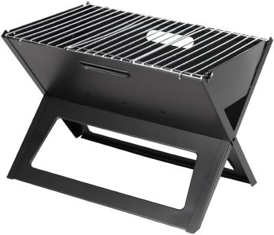 China Portable Type Easily Assembled Mini Foldable Folding Backyard Charcoal BBQ Grill X-Grill Notebook X Grills for sale