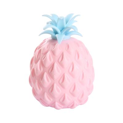 China Wholesale gift decompression pineapple fruit toys silicone bubble fidgety person toy for sale