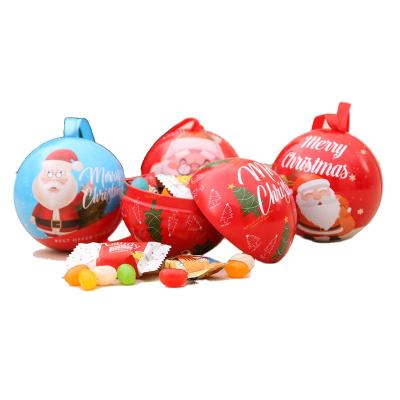 China Durable Xmas Gift Tree Hanging Gift Kids Jar Candy Ball Christmas Decorations Gift for sale