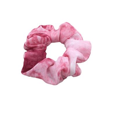 China Fashionable Elastic Band Factory Custom Hair Designer Printed Butterfly Velvet Elastic Hair Ties Assorted Colors Kids Big Hair Scrunchies With Logo for sale