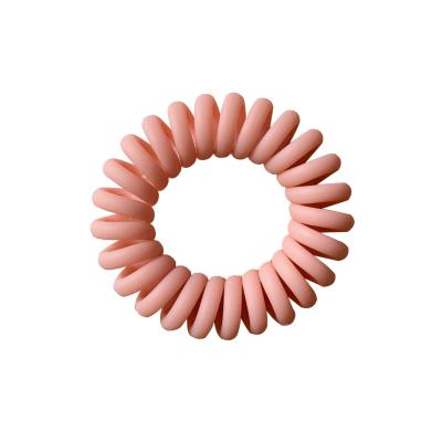 China Fashion Wholesale Fashion Elastic Hair Band Women Sparkle Color Coil Elastic Hair Ties Scrunchies Phone Rope for sale