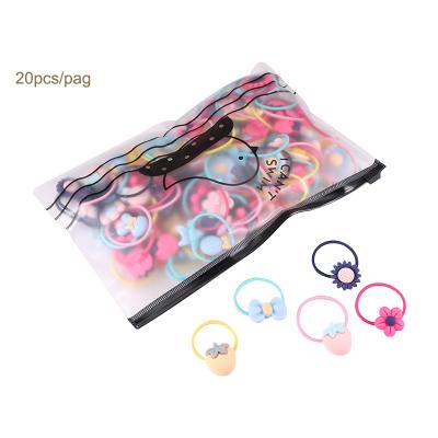 China Fashionable elastic hair band women fashion hair accessories new simple candy color solid color high elastic hair band hair tie for sale