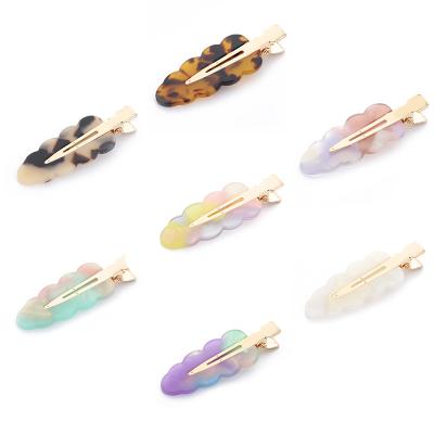 China Stylish and cool factory quality acrylic hair accessories hair styling makeup hair tools alete wholesale hair clips for sale