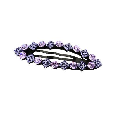 China Fashional Stylish and Cool Hair Accessories Marble Effect Foil Hairpin Acrylic Hair Clip for Women for sale