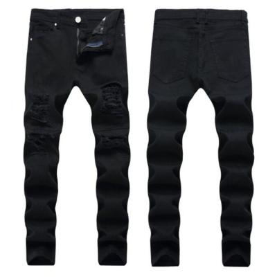 China Wholesale Men's Jeans Men's Micro-elastic Slim Straight Slim Youth Small Men's Breathable Jeans Four-Season Fashion For Male for sale