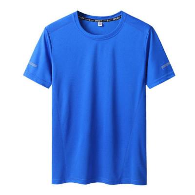 China Big and Tall Tee Tops Plus Size L-9XL Men's Color T-Shirt Solid Quick Dry Men's Short Sleeve Summer Breathable T Shirts for sale