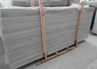 China Square Light Grey Marble Stone Slab Natural Stone Floor Tiles With Random Edge for sale