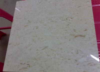 China 2cm Thickness Small Marble Kitchen Slab ,  Turkish Moon Beige Cream Stone Floor Slabs for sale