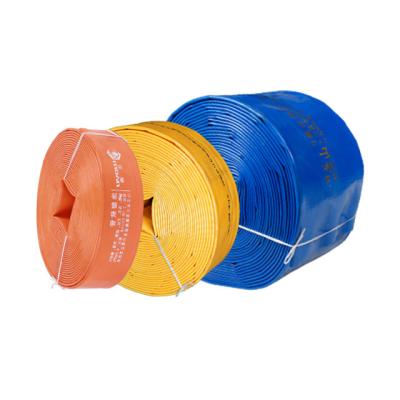 China Durable 1 2 3 4 5 6 7 8 10 Inch Soft Layflat Agriculture Irrigation Irrigation Discharge Water Hose Durable PVC Flexible Lay Flat Hose for sale