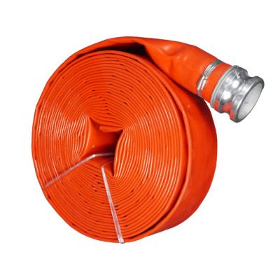 China Durable High Quality Flexible Soft Water Pump Discharge Well PVC Layflat Hose for sale