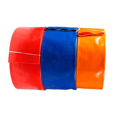 China Durable Customized Flexible 6 Inch 8 Inch 12 Inch PVC Lay Flat Hose For Agricultural Irrigation for sale