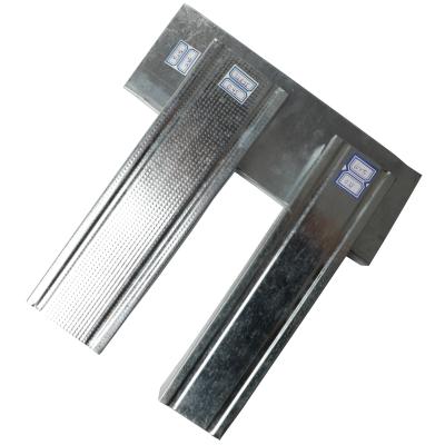 China Modern galvanized steel c channel / metal stud sizes for gypsum drywall / OMEGA profile for sale