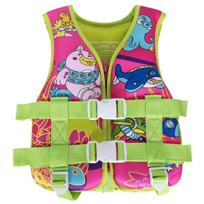 China Children spring swimming children's beautiful life jacket travel children's life vest colorful vest special for sale