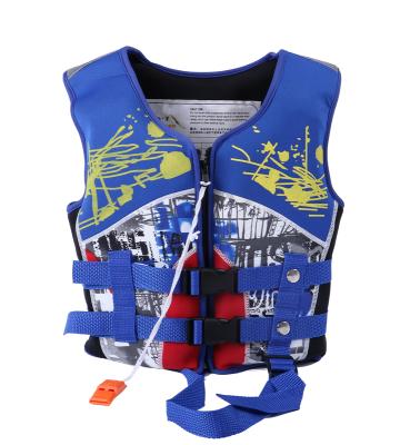 China Kids Children Zipper Life Jacket Water Sports Leather Boat Life Jacket Factory Supply Direct Comfort for sale