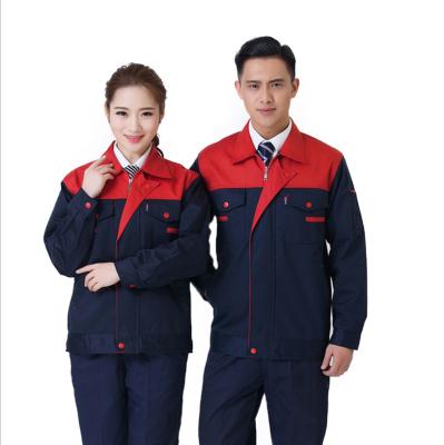 China Working Fields Logo Polyester Overall Work Suit Custom Work Uniforms For Workshop for sale