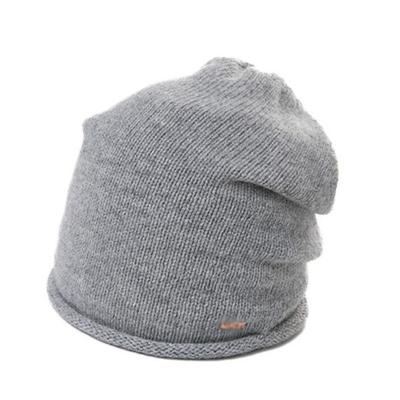 China COMMON New Winter Women's Warm Hat Knit Casual Solid Cashmere Beanie For Women for sale