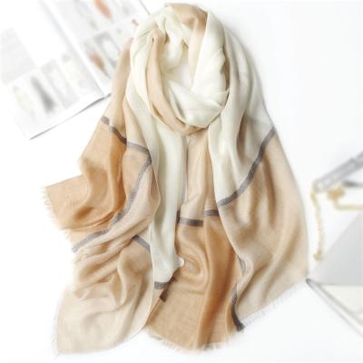 China Soft Feeling Rings Cashmere Spring Shawl Extra Fine Thin Scarf Long For Women for sale