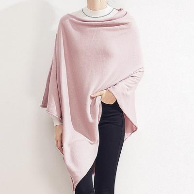 China Wholesale Custom Casual Style Lady Fashion Cowl Neck Cashmere Knitted Poncho for sale