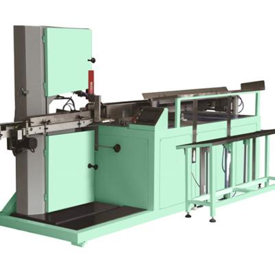 China SPR-Q1250/3300 Cotton Nonwoven Cloth Towel Automatic Automatic Folding Beltsaw Paper Cutting Machine for sale